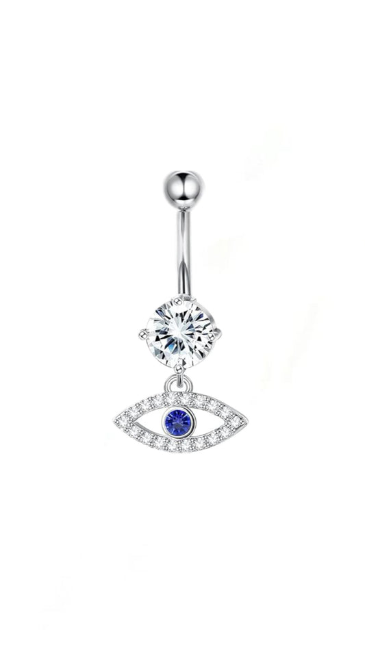 Eye Charm Zircon Belly Piercing