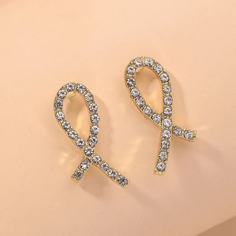 Ribbon Winter Earring