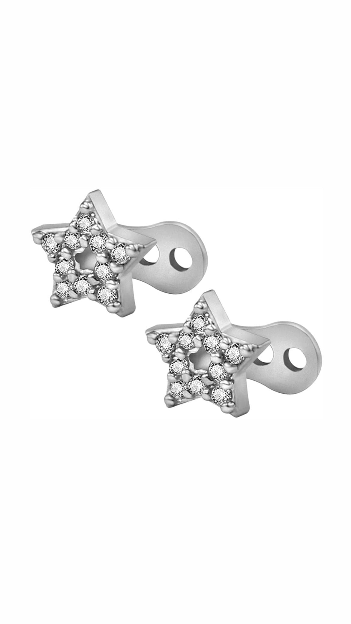 Strass Star Dermal Piercing