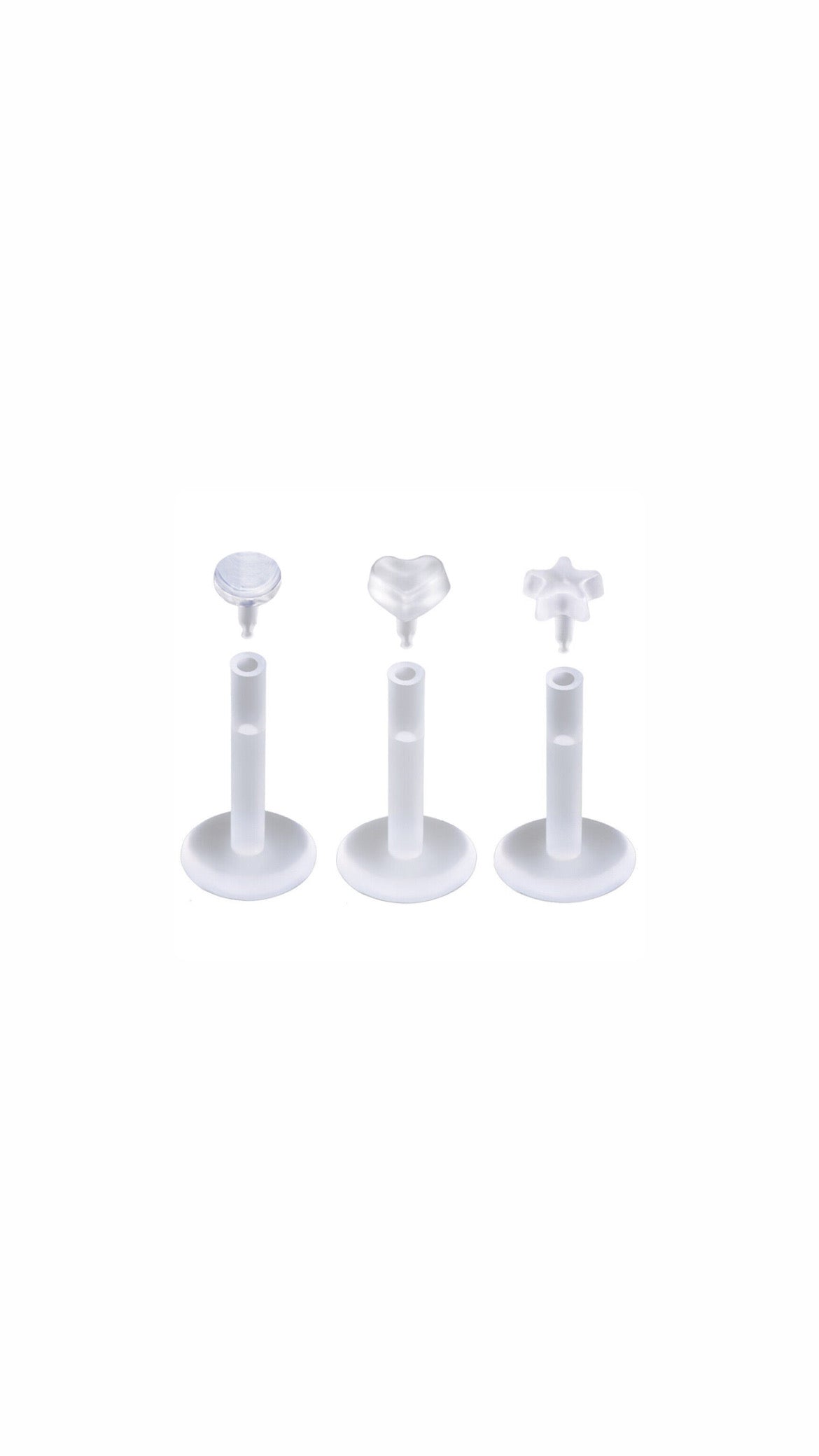 Bioflex Transparent Labret & Ear Piercing