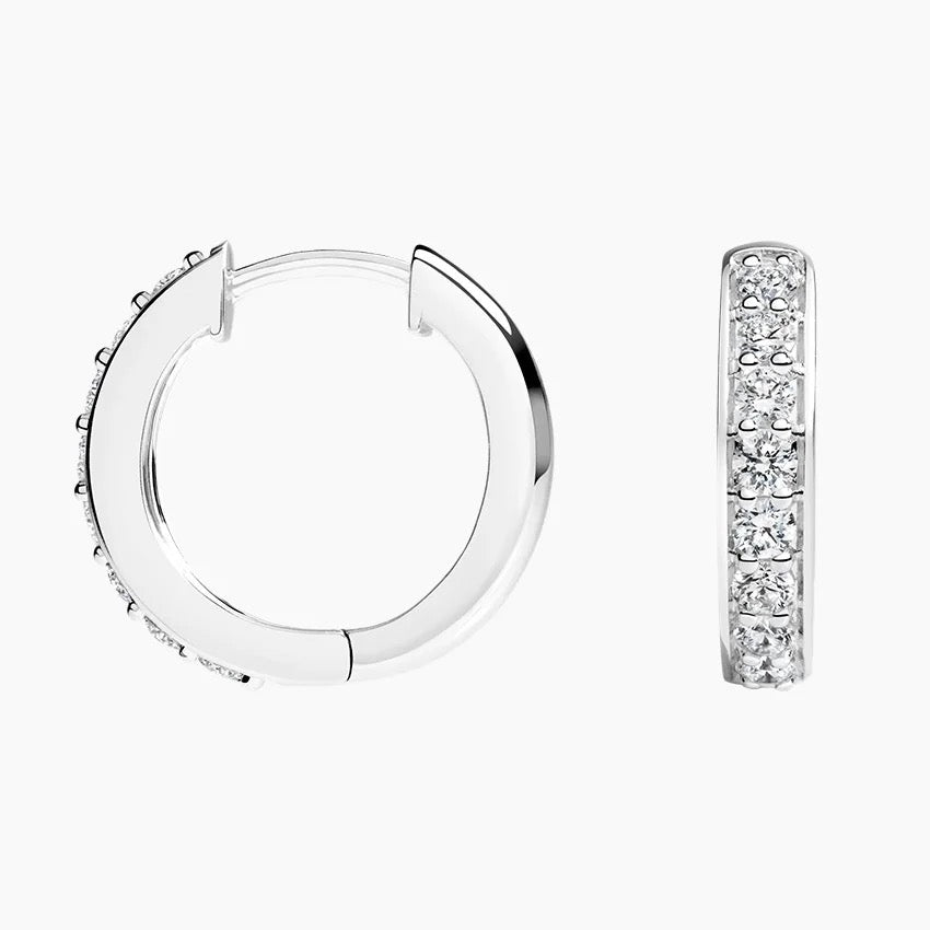 Single Strass Hoop Ear Piercing