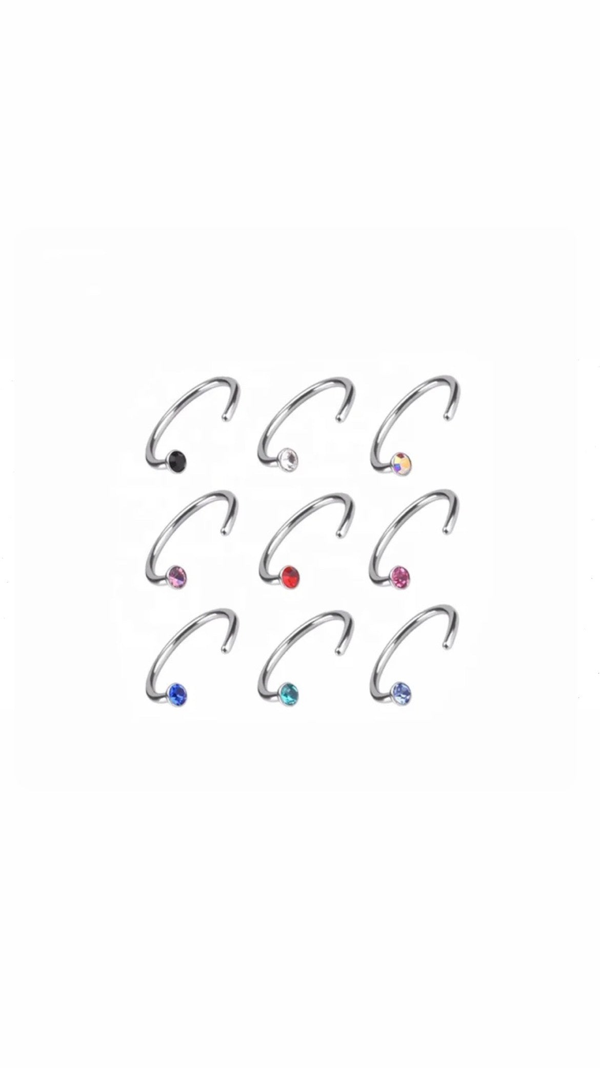 Circle Stainless Steel Nose Piercing