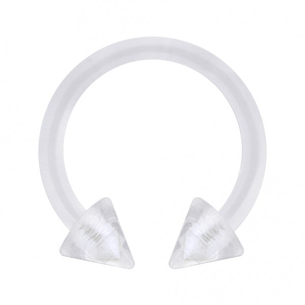 Bioflex Spike Horseshoe Nose & Ear Piercing