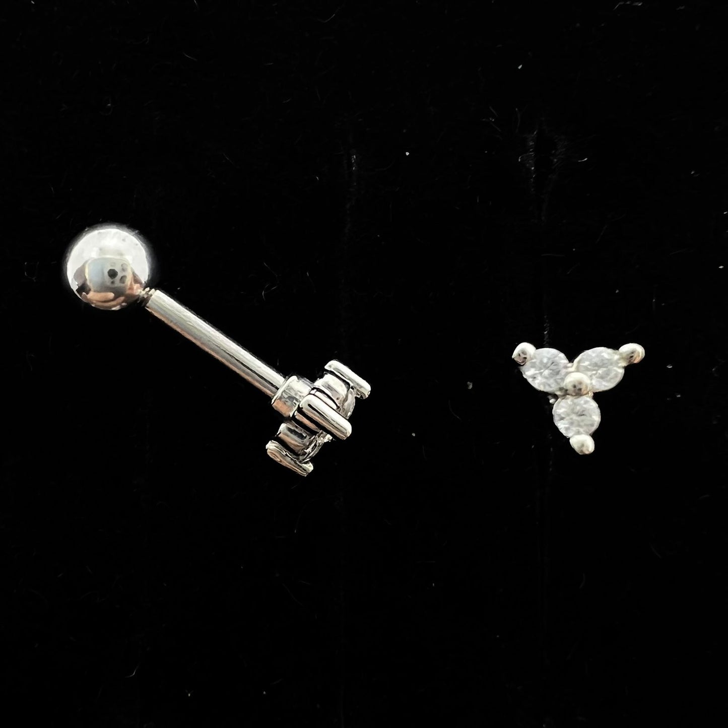 Stainless Steel Mini Flower Ear Piercing