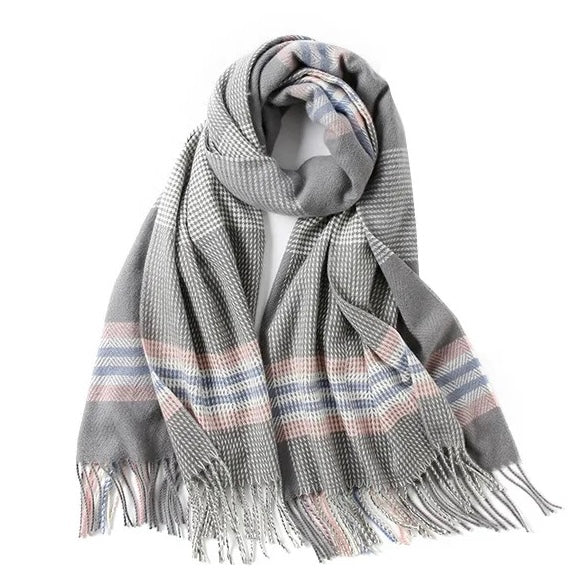 Lucian Grey Winter Scarf