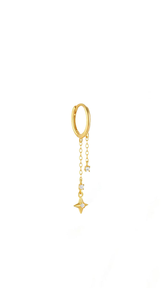Single S925 Stellar Chain Ear Piercing