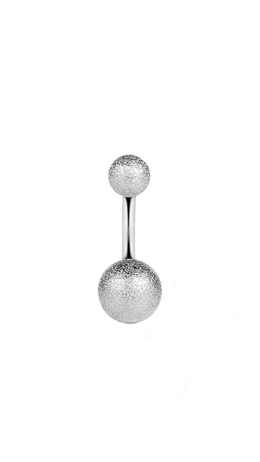 Glitter Round Ball Decor Navel Belly Ring