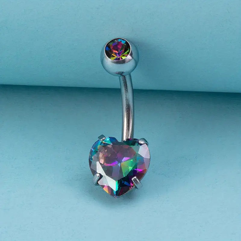 Heart Shaped Belly Ring