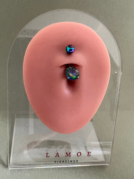 Multicolor Round Basic Belly Ring