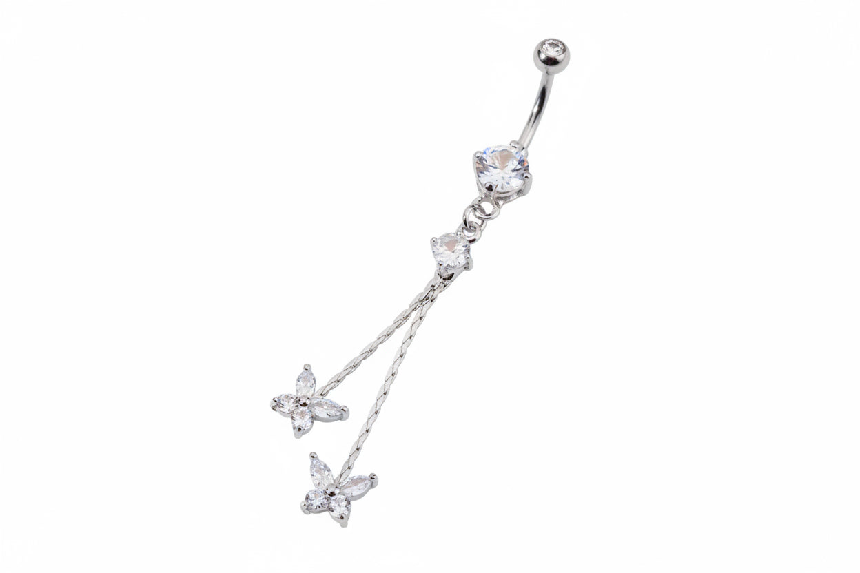 Butterfly Decor Belly Ring