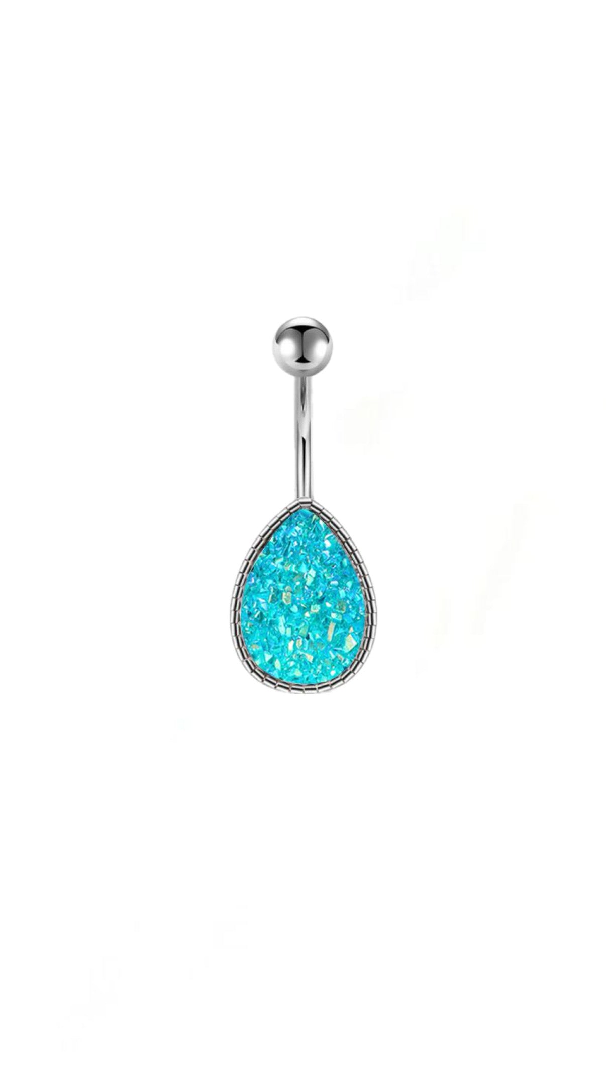 Water-drop Design Belly Ring