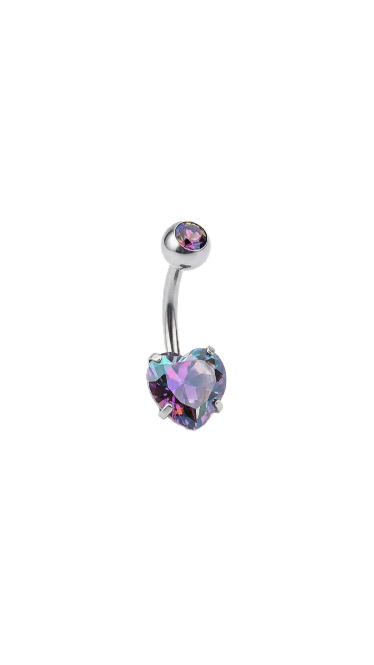 Heart Shaped Belly Ring