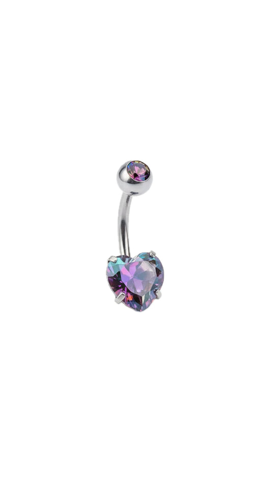 Heart Shaped Belly Ring
