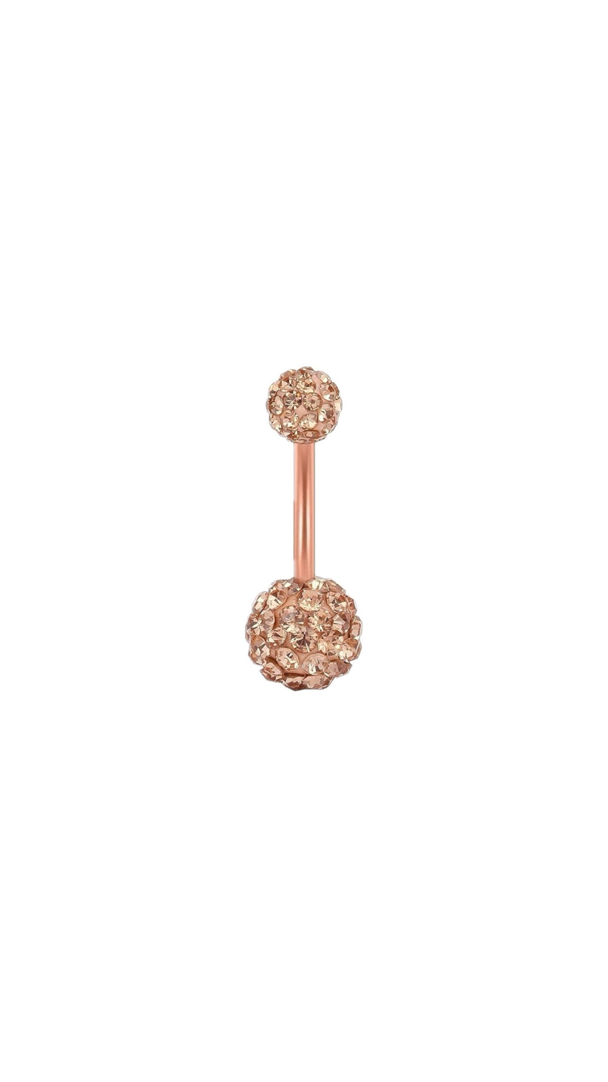 Rhinestone Disco  Decor Belly Ring