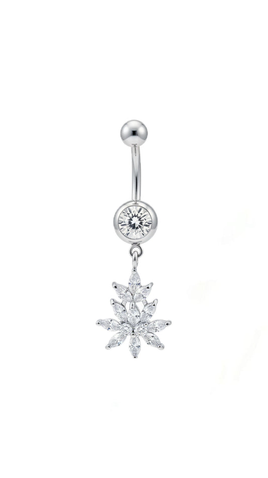 Zircon Decor Navel Belly Ring