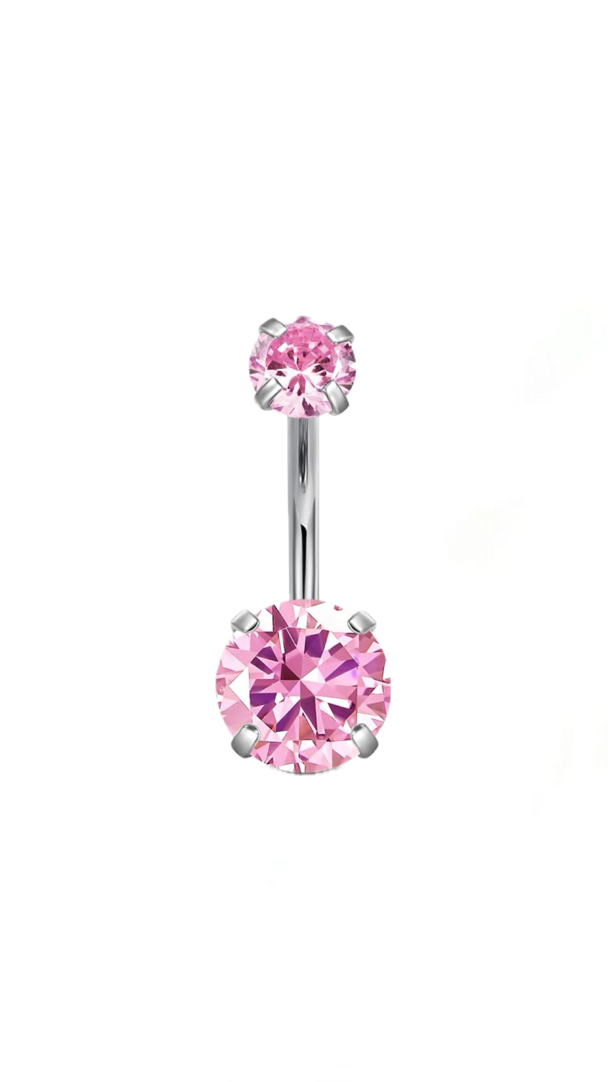 Rhinestone Decor Belly Ring