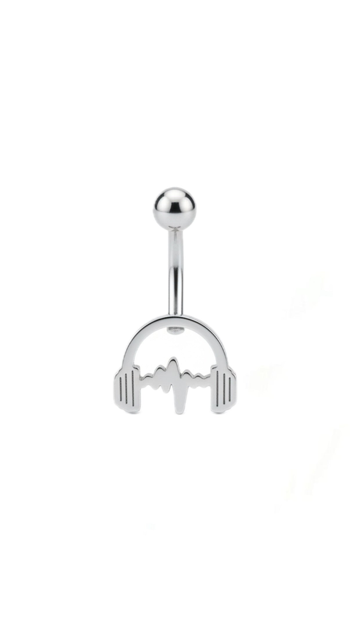 Headphone Navel Belly Piercing