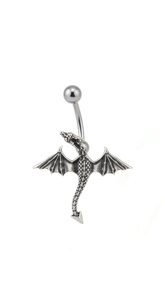 Western Dragon Decor Navel Belly Piercing