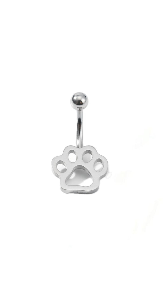 Paw Navel Belly Piercing