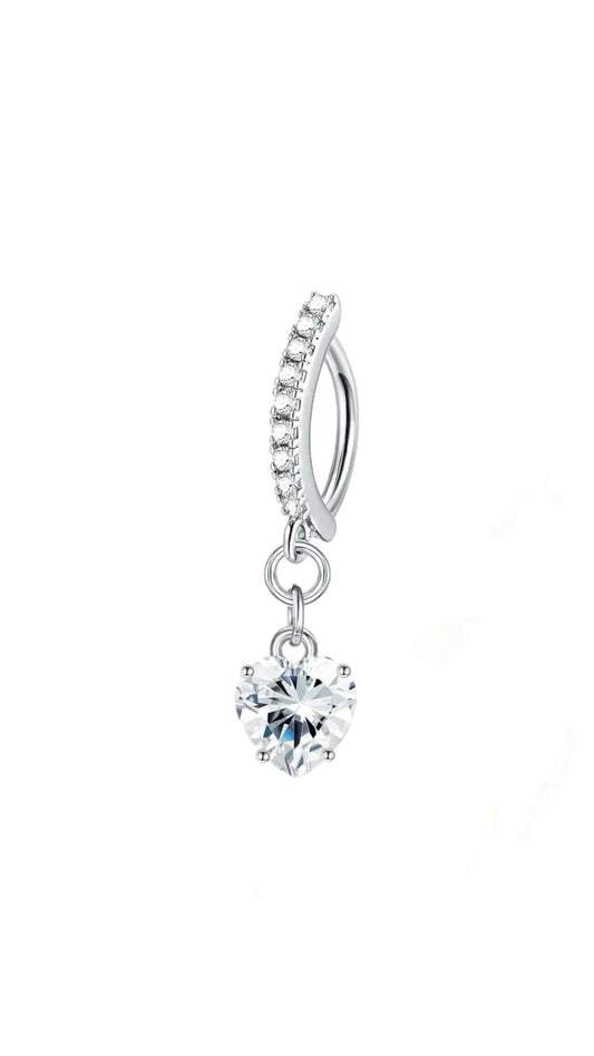 Heart Clicker Belly Ring