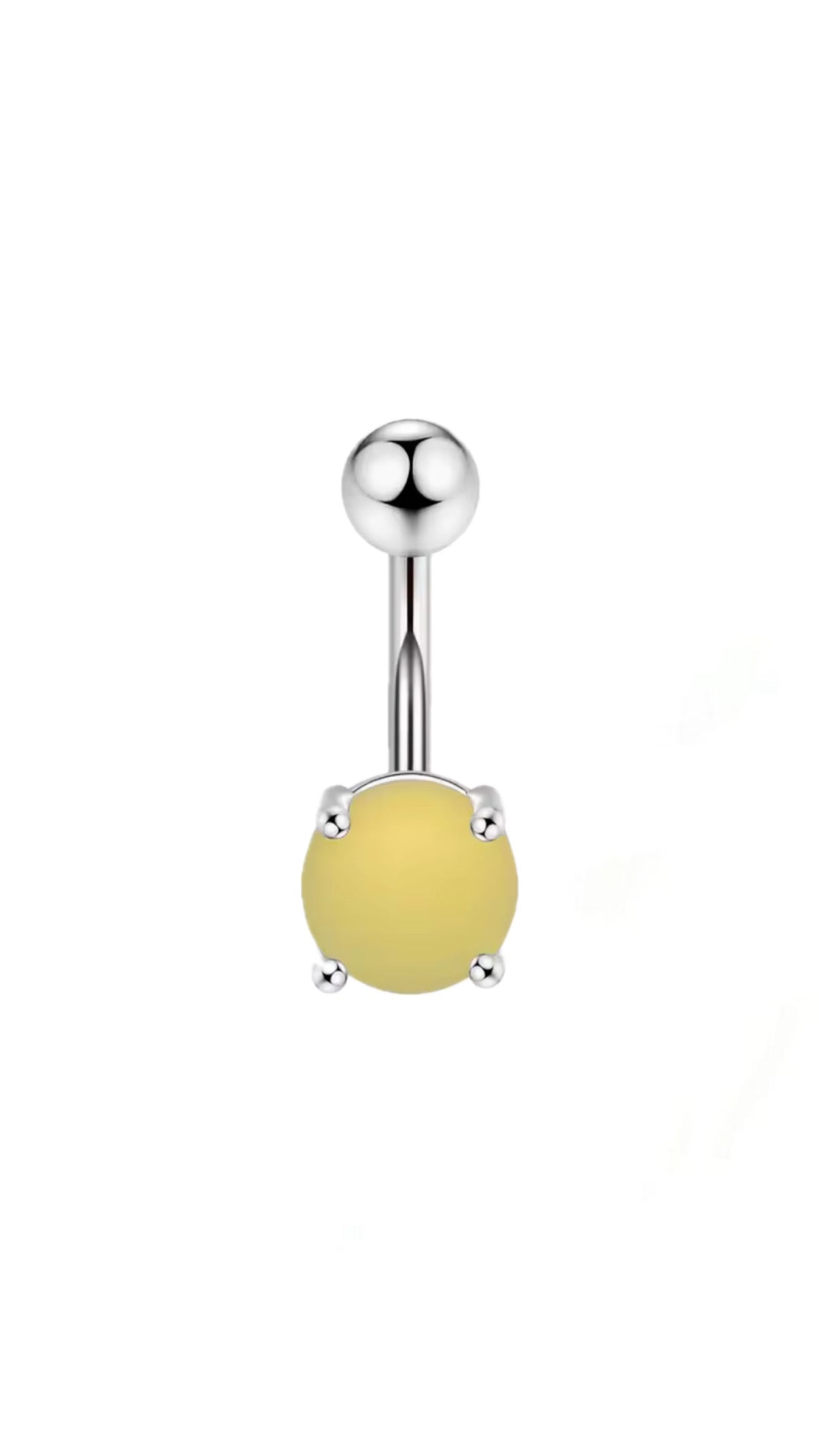 Basic Stone Belly Ring