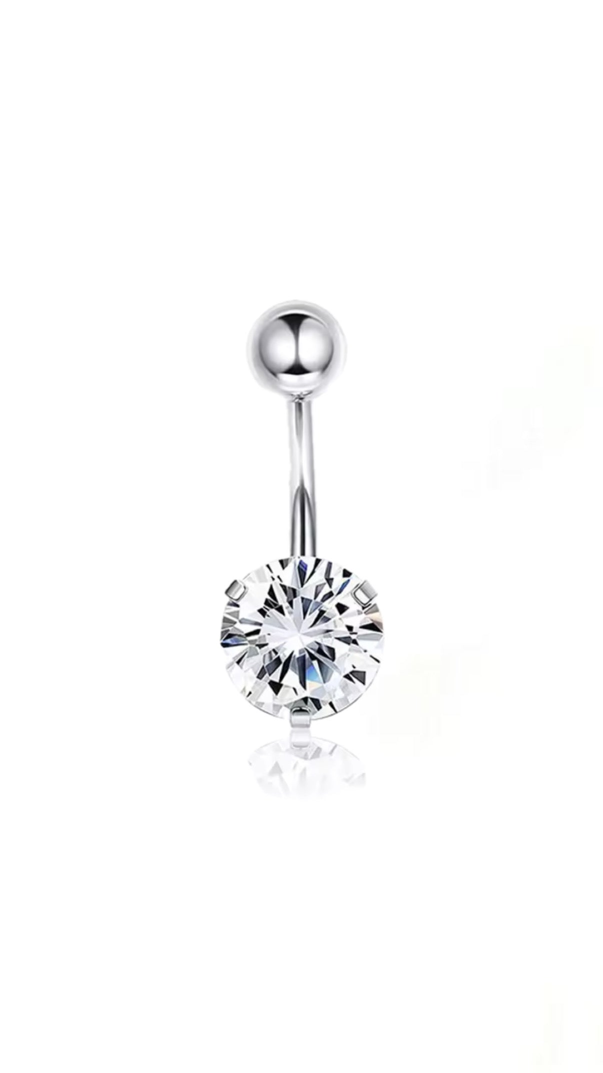 Basic Zircon Belly Ring