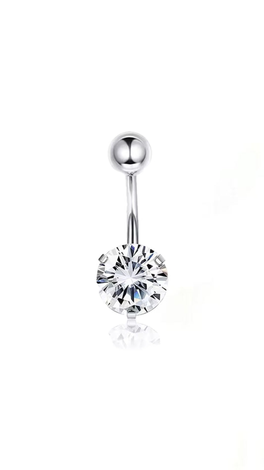 Basic Zircon Belly Ring