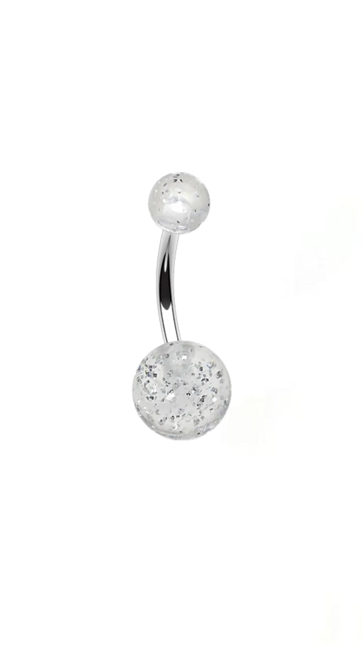 Glitter Ball Belly Piercing