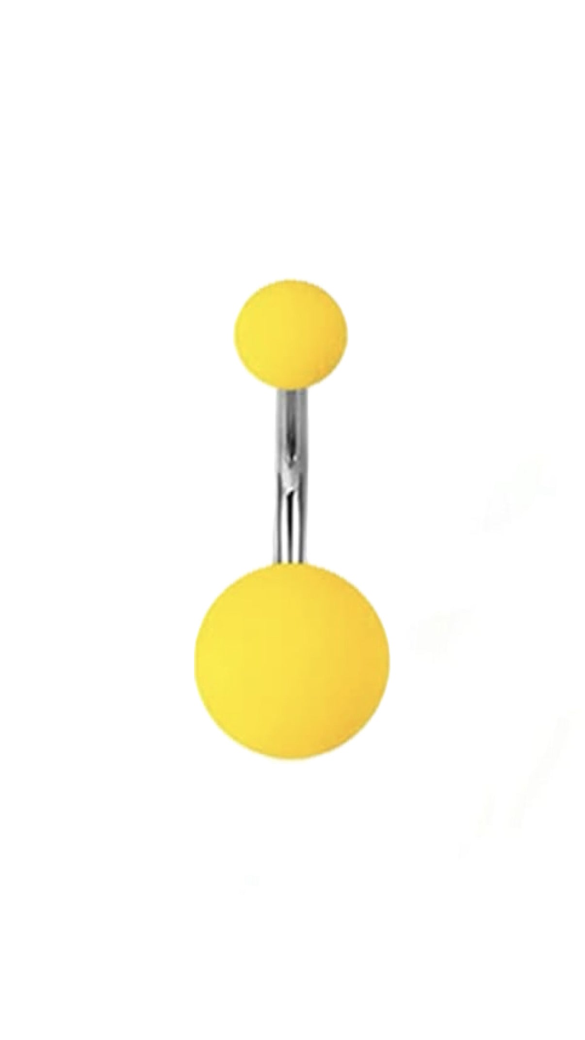 Matte Stainless Steel Belly Piercing