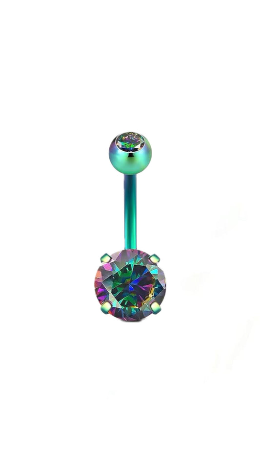 Multicolor Round Basic Belly Ring