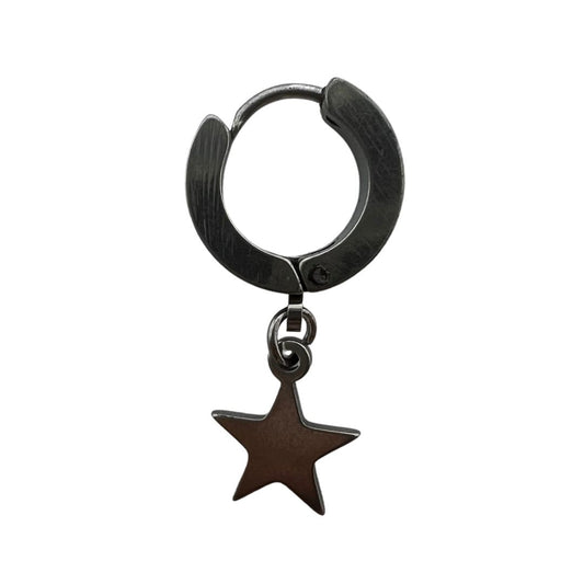 Hoop Hanging Star Men Piercing