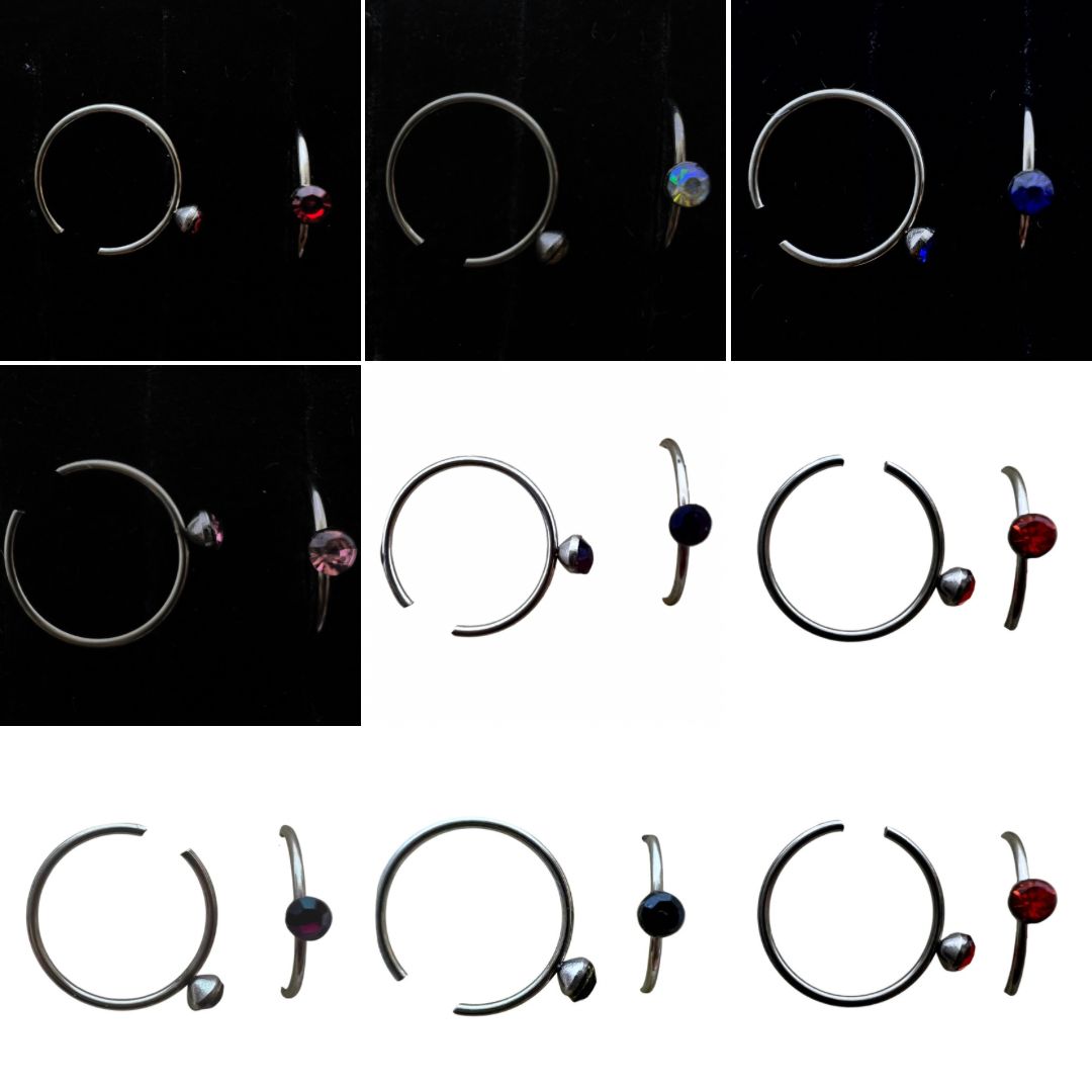 Circle Stainless Steel Nose Piercing