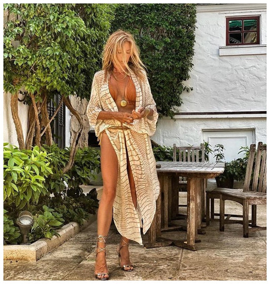 SUNSTONE Cardigan Beachwear Cover Up