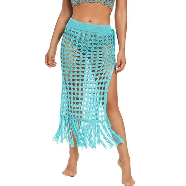 Knit Skirt Beachwear Cover Up