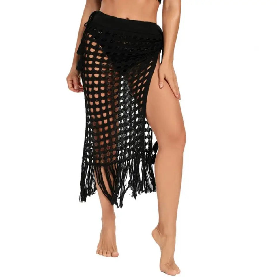 Knit Skirt Beachwear Cover Up