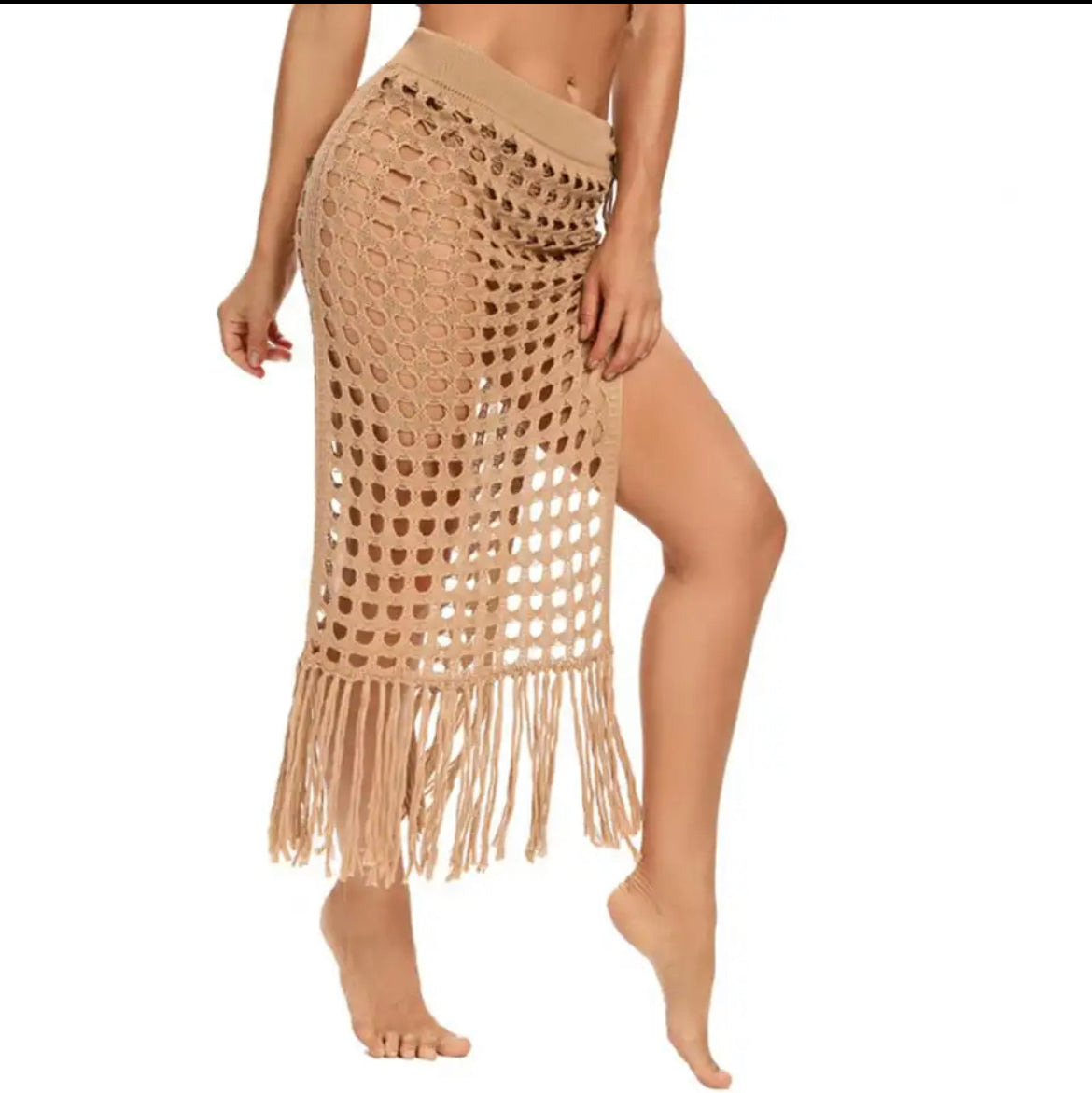 Knit Skirt Beachwear Cover Up