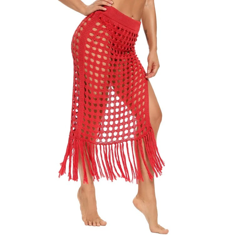 Knit Skirt Beachwear Cover Up