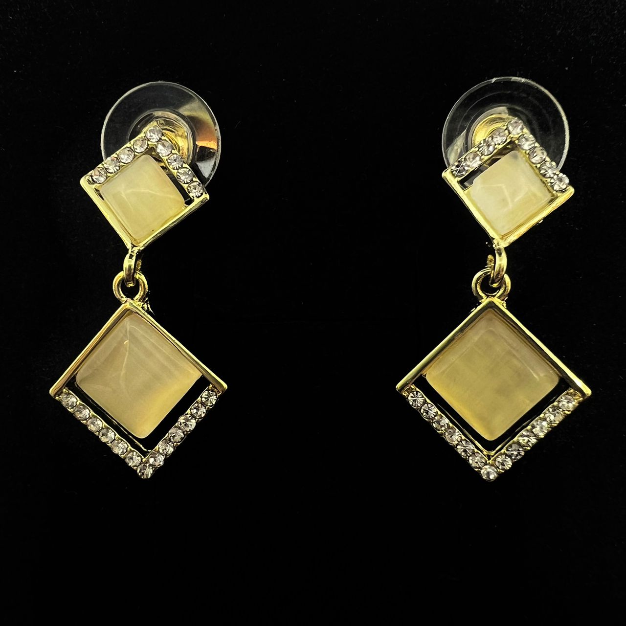 Square Hanging Square Winter Earring