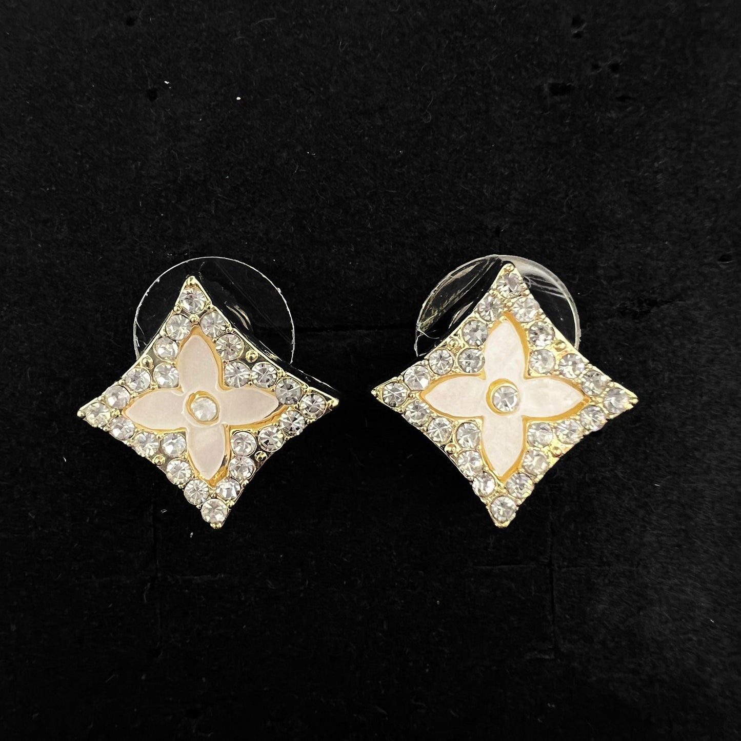 Strass Flower Winter Earring