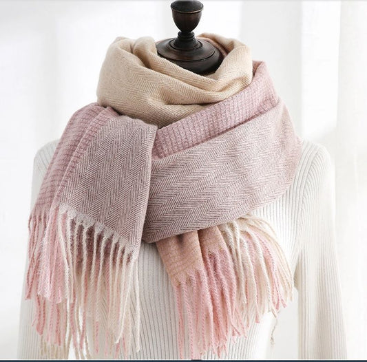 Layana Pastel Winter Scarf