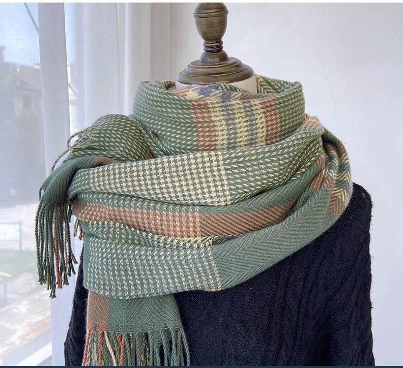 Lucian Mint Winter Scarf