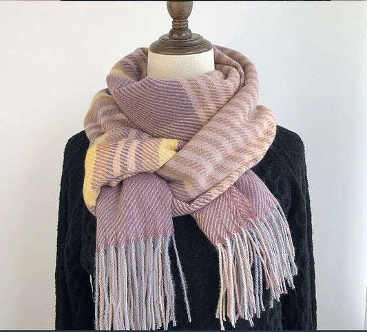 Teylie Purple Winter Scarf