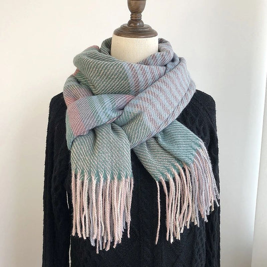 Teylie Aqua Winter Scarf