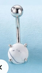 Basic  Ball Decor Belly Ring