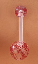 Double Button Belly Ring