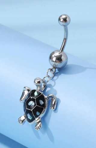 Turtle Decor Navel Belly Ring