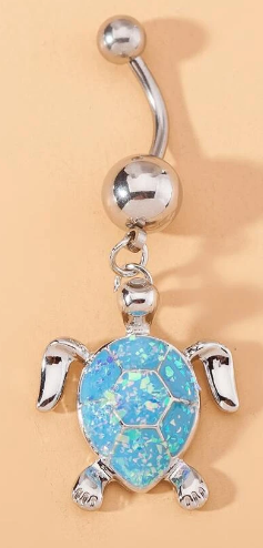 Turtle Belly Ring