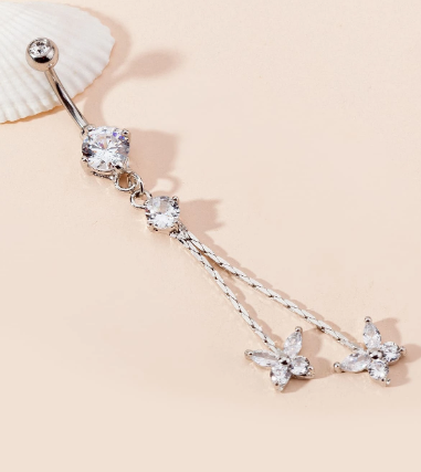 Butterfly Decor Belly Ring