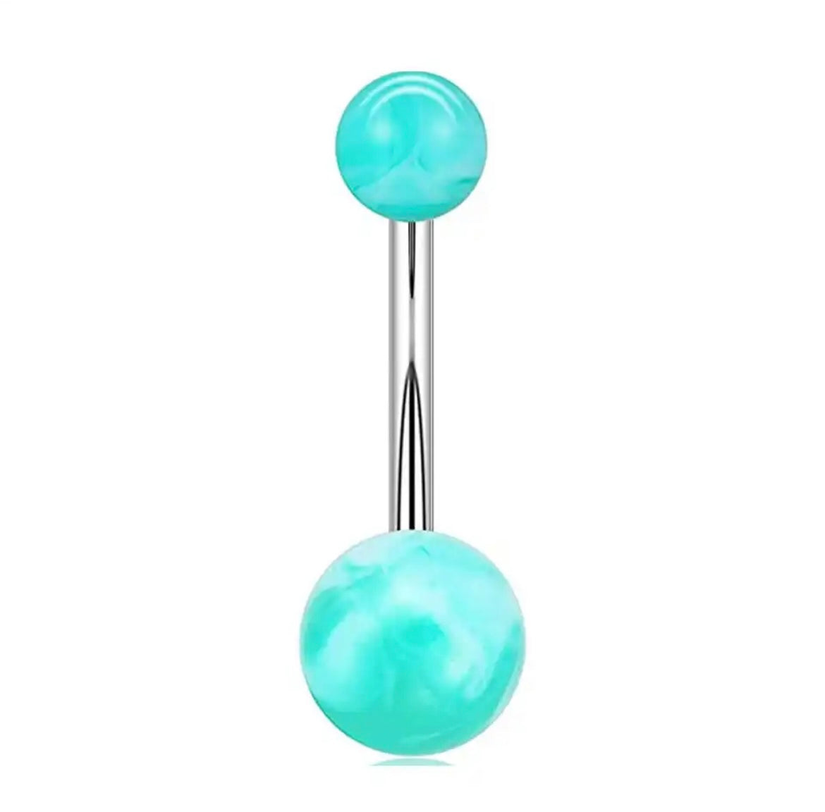 Marble Basic Ball Decor Belly Ring