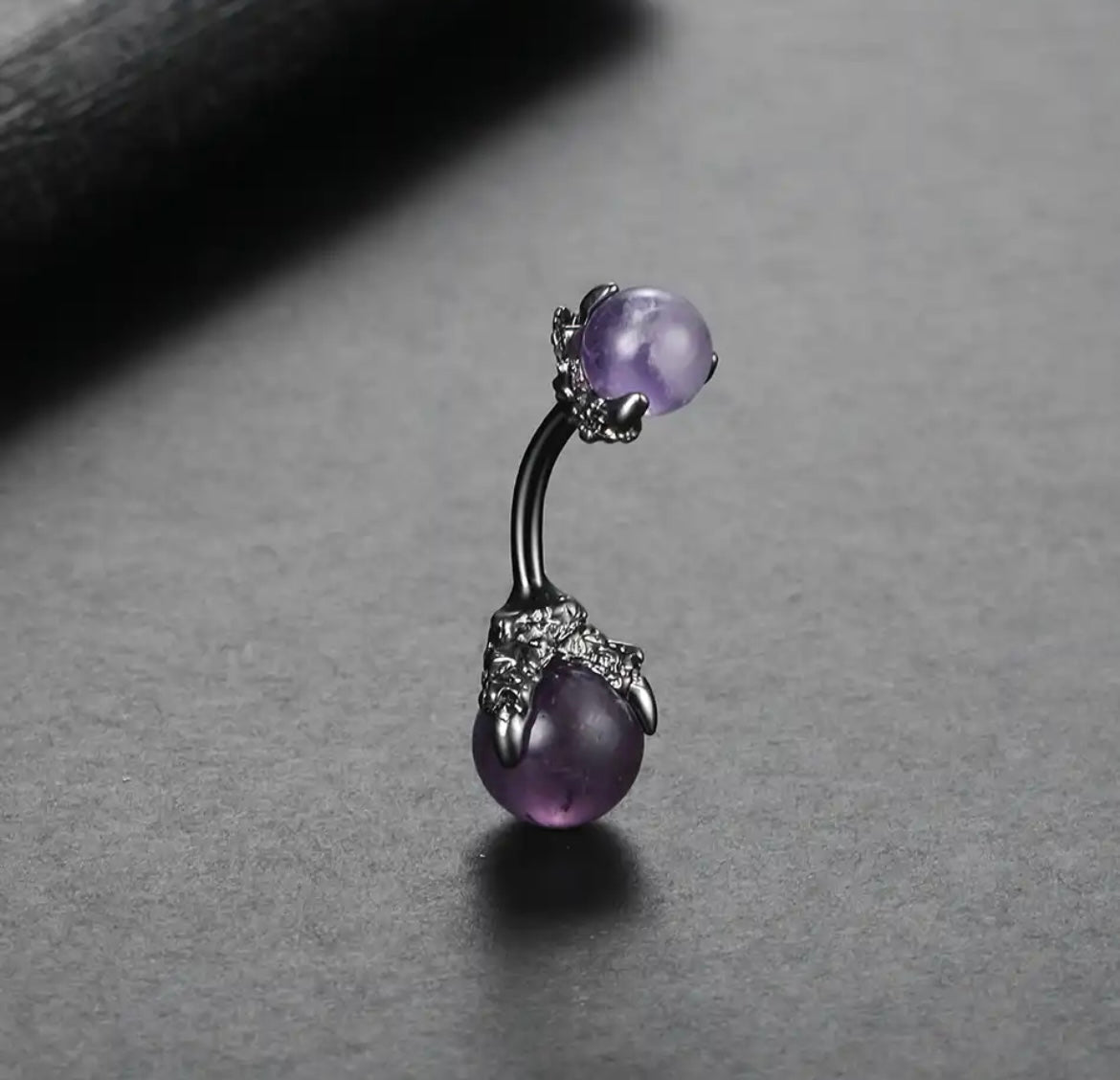 Dragon Claws Pearl  Navel Belly Ring